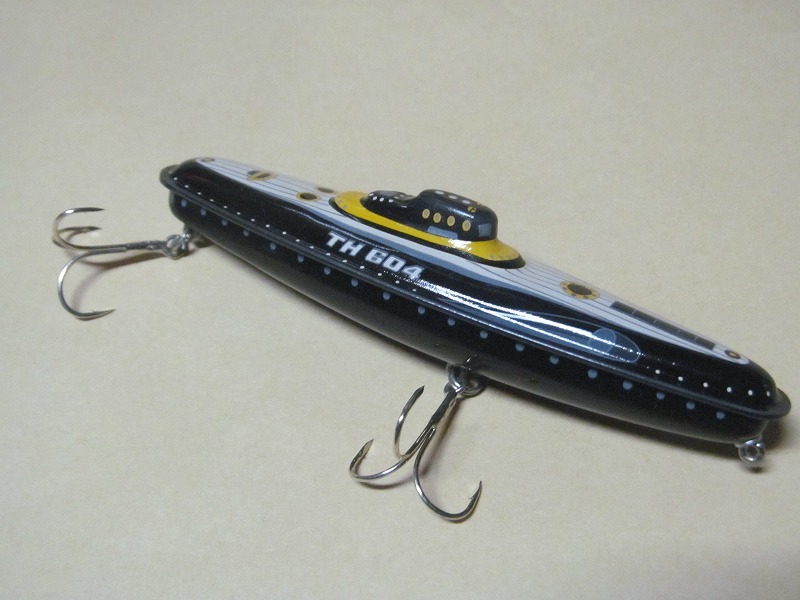 90年代超B級 タックル本舗 ブリキ潜水艦ルアーTH604 説明文全文要確認