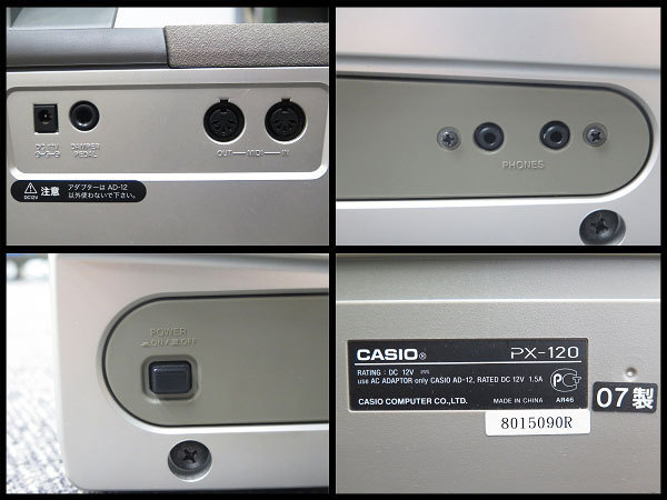 ○○CASIO/カシオ 88鍵 電子ピアノ Privia プリヴィア PX-120 【現状品