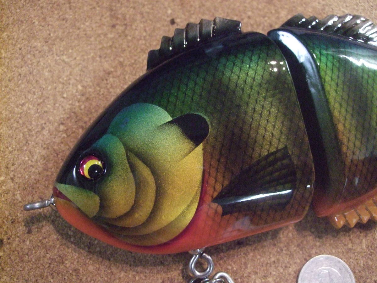 ハンドメイドルアー第1195弾 踊り食い ギル型ビッグベイト 0s ビッグベイト 売買されたオークション情報 Yahooの商品情報をアーカイブ公開 オークファン Aucfan Com