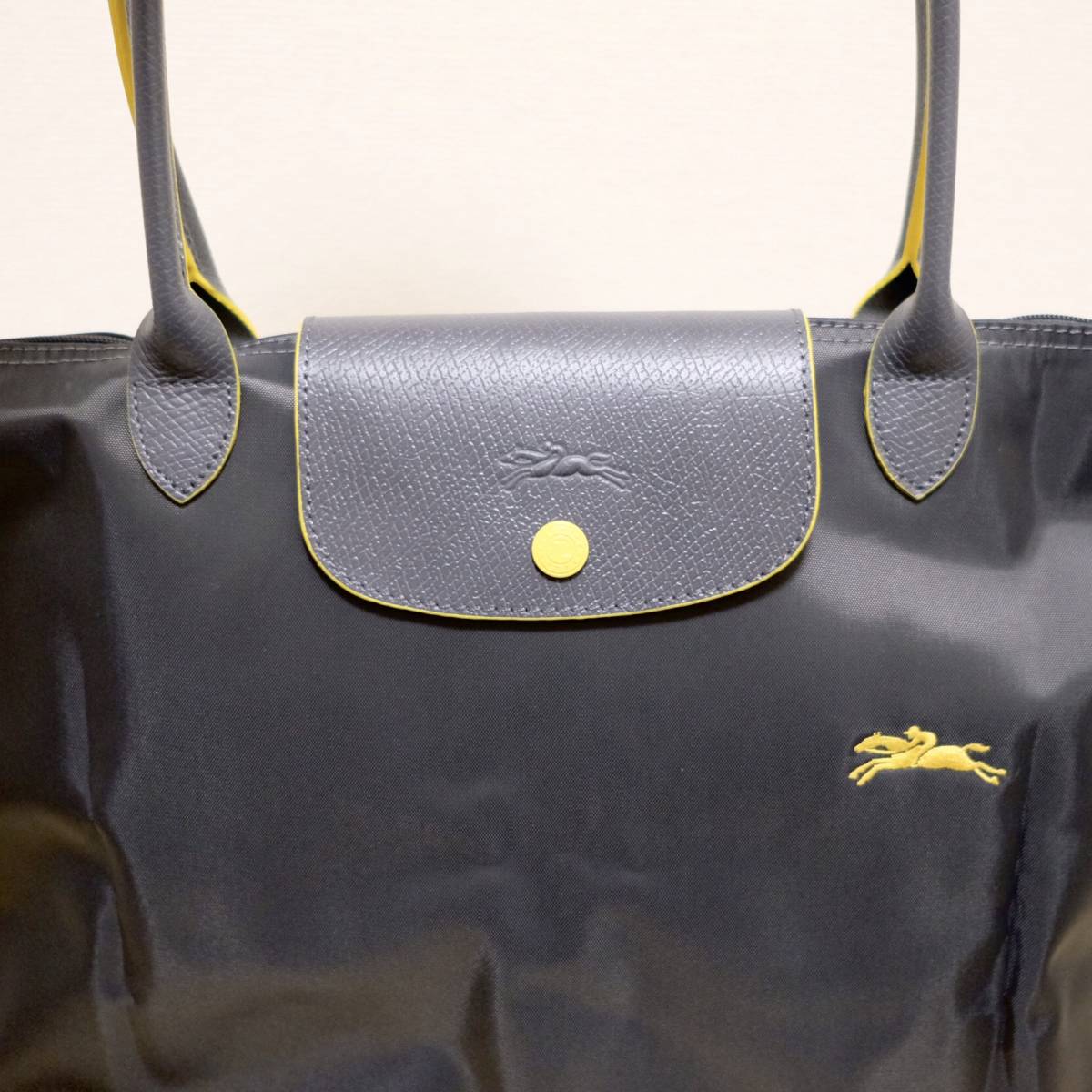 LONGCHAMP/ロンシャン ハンドバッグ ガングレー Lサイズ レディース 