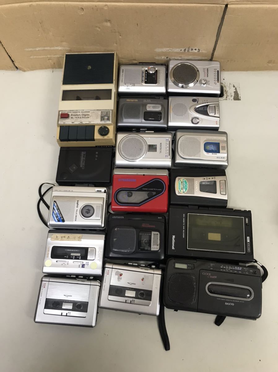 大人気，SALE W799/ カセットプレーヤー TCM-450/TCM-500/RQ-334/TCM-36/TP-S30/TCM-400TP-530/RQ-L26/READER'S DIGEST 等 色々まとめ17台(録音、再生)｜売買されたオークション情報、yahooの商品情報をアーカイブ公開 - オーク 録音、再生