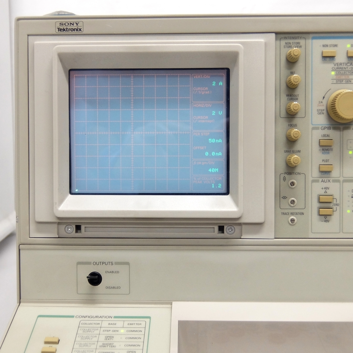 Tektronix 370A プログラマブル カーブ トレーサ マニュアル/A1007型アダプタ付き /ジャンク品 #341512(その他 ...