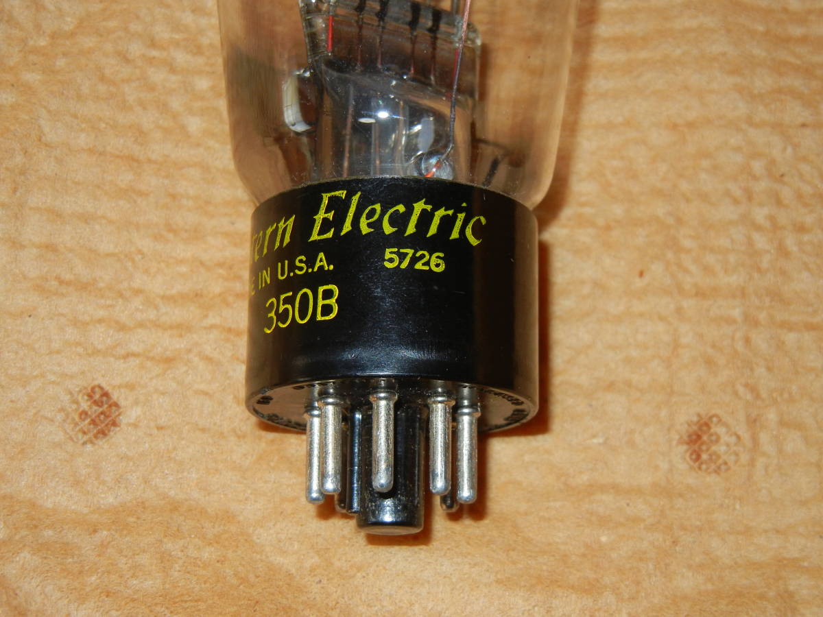 Western Electric 350B 真空管 2本セット 350B Electric Western ウエスタンエレクトリック 真空管 WE 2本 Holy