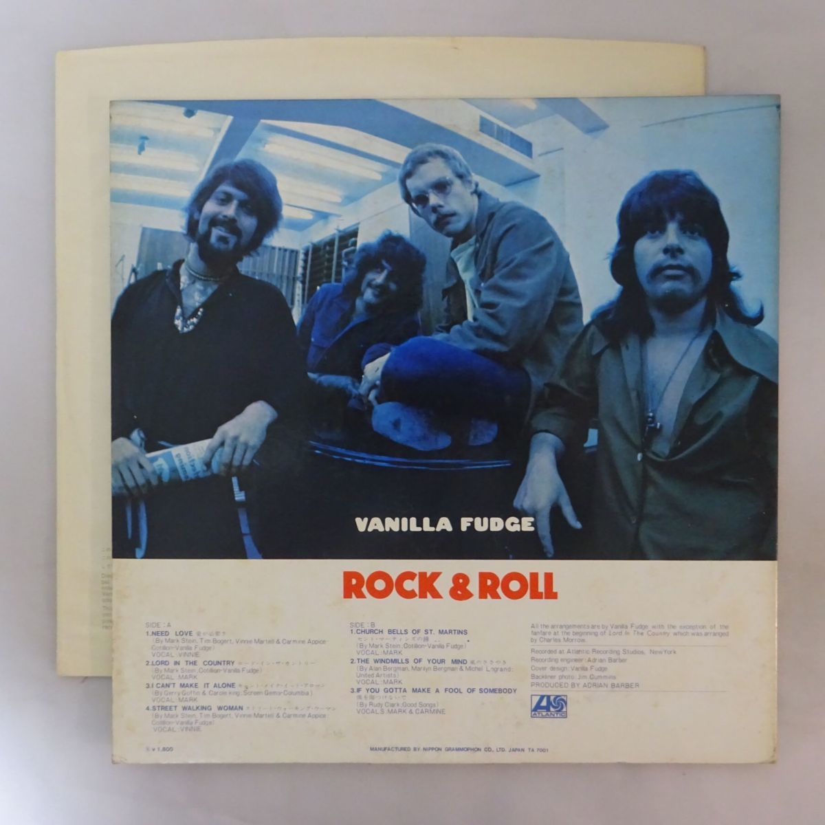 13058059;【稀少帯付/補充票/プロモ/白ラベル/美盤】バニラ・ファッジ