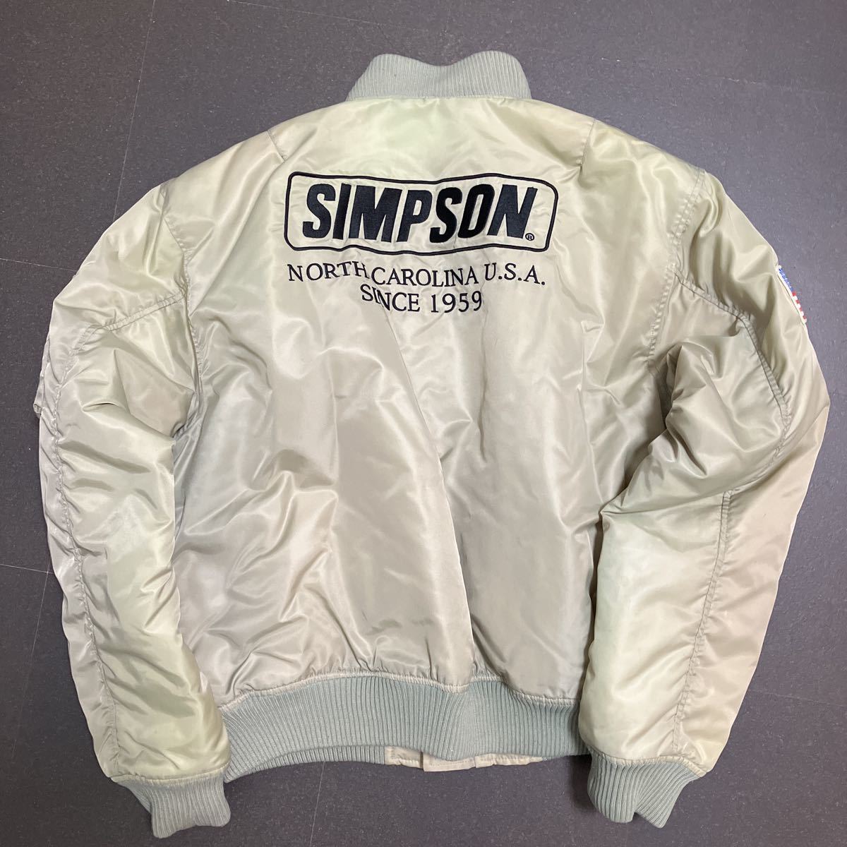 長渕剛 Simpson MA1 LLサイズ(Lサイズ)｜売買されたオークション情報 