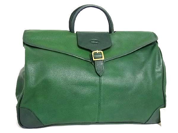 1円 LONGCHAMP ロンシャン レザー ゴールド金具 ハンドバッグ 手持ち 