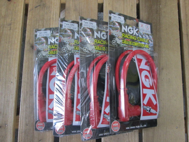 NGK レーシングケーブル CR2 4本 シリコンケーブル プラグキャップ