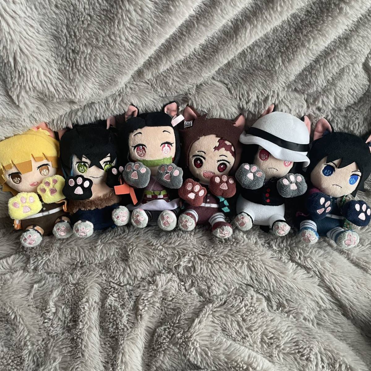 鬼滅の刃 にゃふぉるめ ぬいぐるみ vol.1 全6種 セット コンプリート