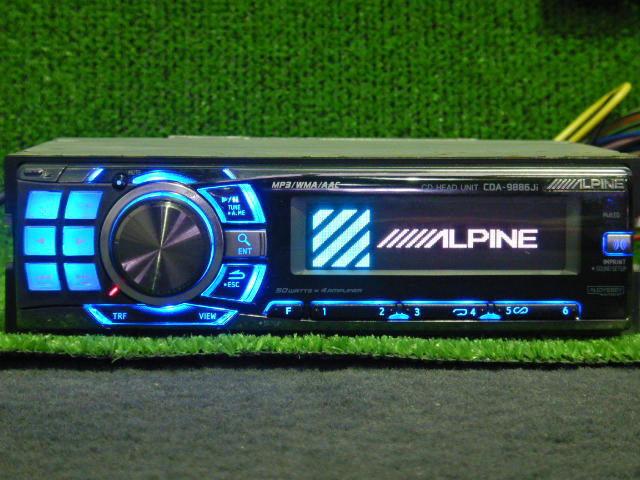 ALPINE アルパイン CDA-9886Ji 1DIN カーオーディオ CD/AM/FM/アンプ 