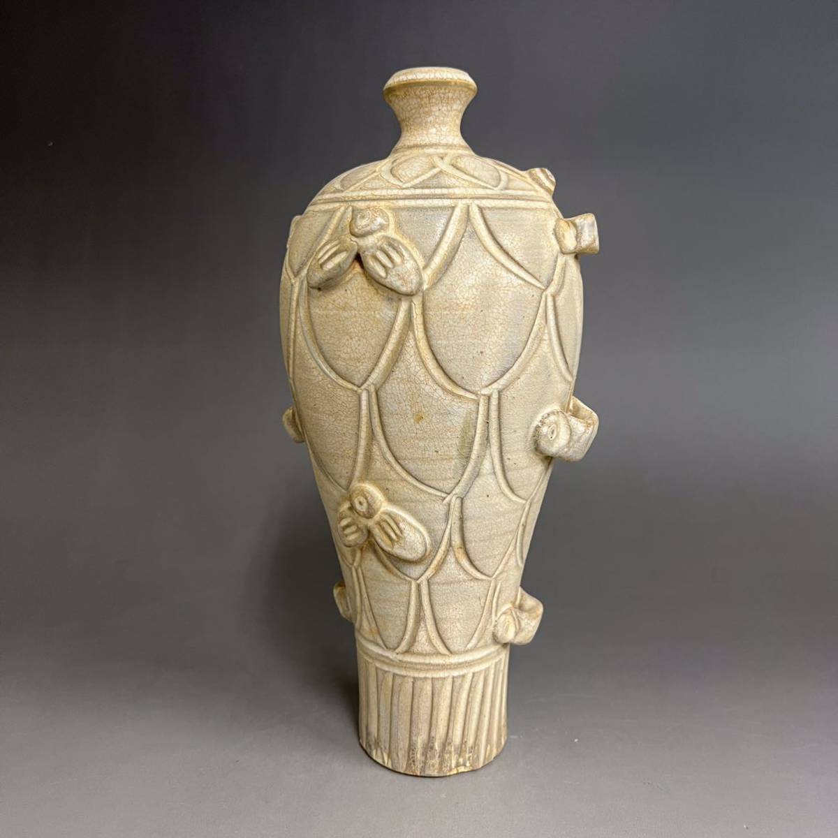 ハンドメイド　確認用 宋 磁州窯 吉州窯 梅瓶 花瓶 中国 磁器 骨董品 中国美術 高さ25cm 吉州