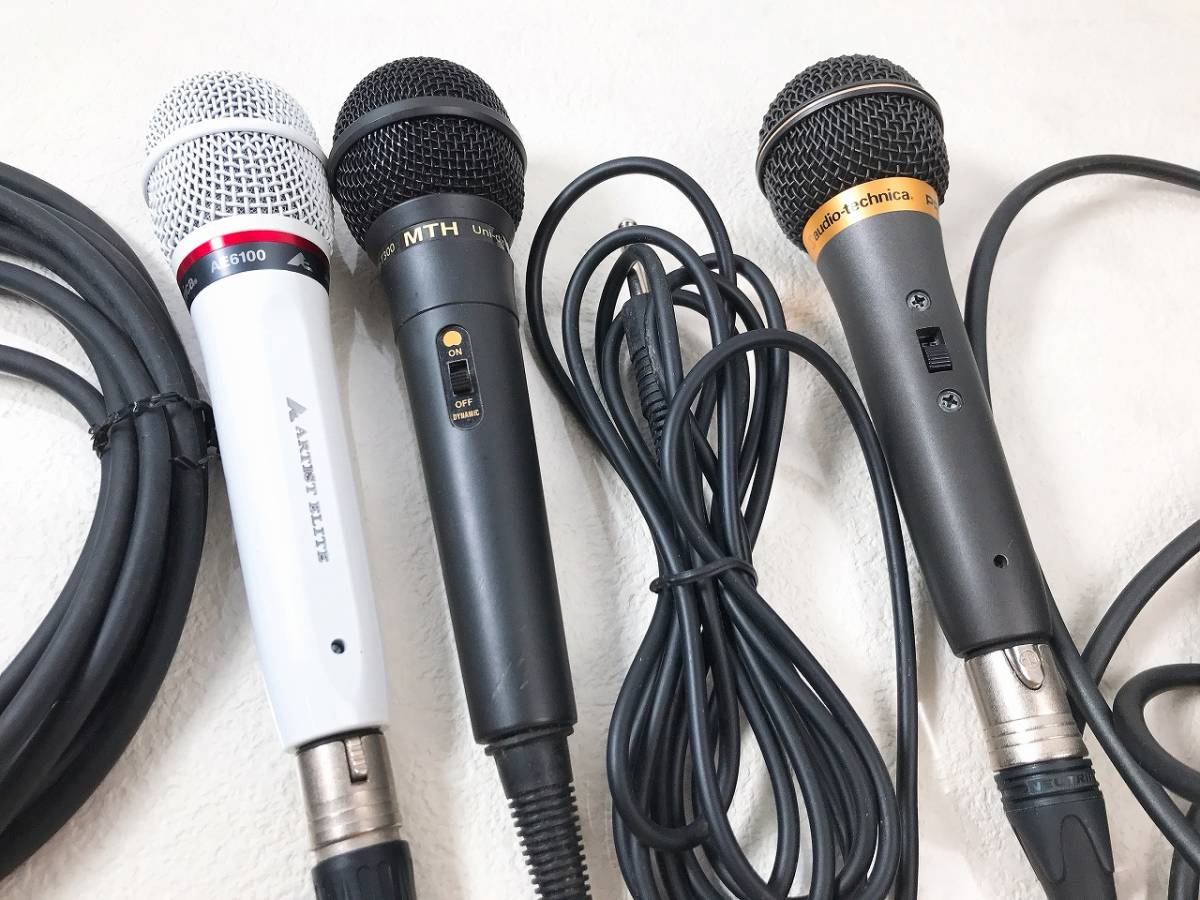 ト静】ダイナミックマイク AE6100 MTH M-T300 PRO-100 audio-technica