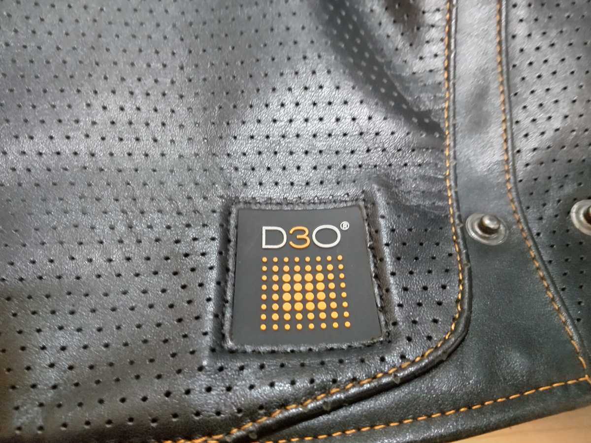 希少 HYOD パンチングレザージャケット 革ジャン 3Lサイズ D3O 春夏秋 