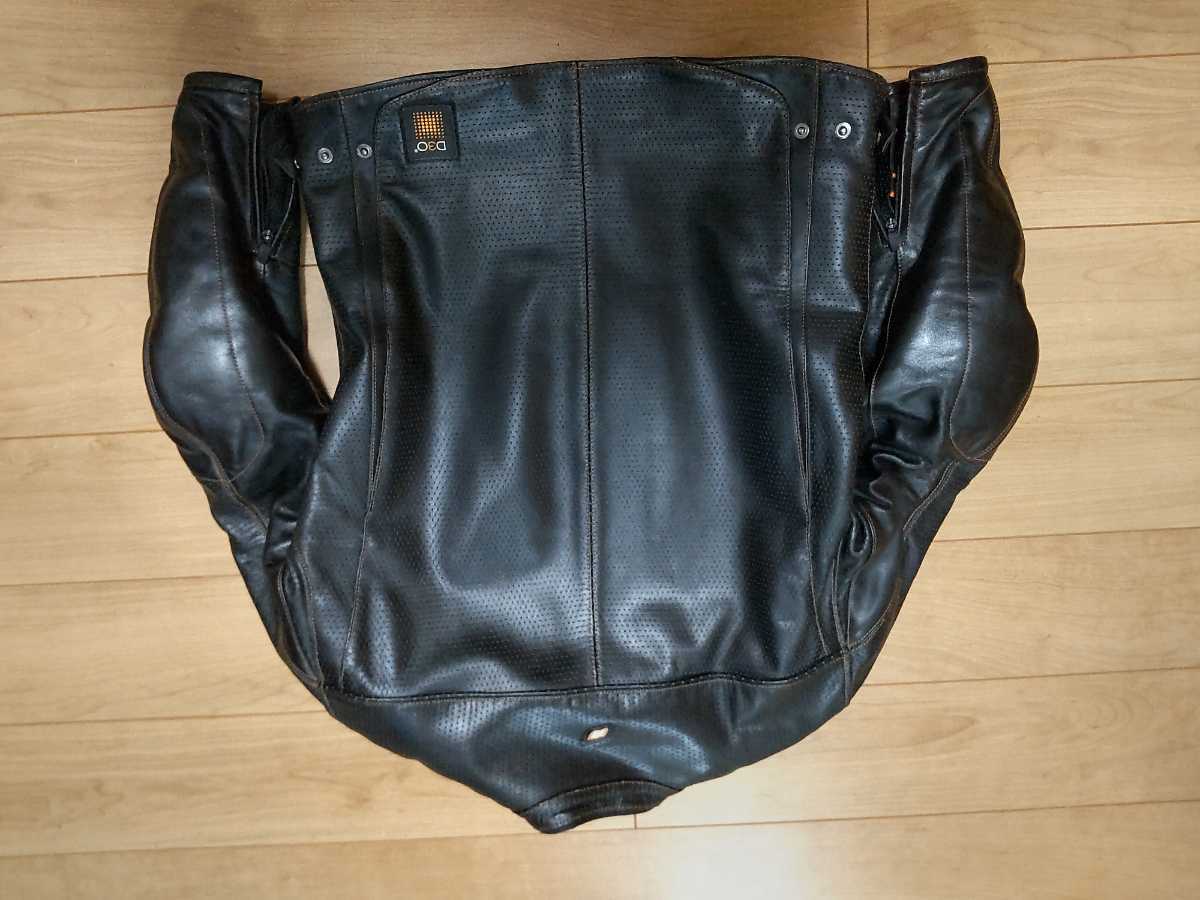 希少 HYOD パンチングレザージャケット 革ジャン 3Lサイズ D3O 希少 HYOD パンチングレザージャケット 革ジャン 3Lサイズ D3O