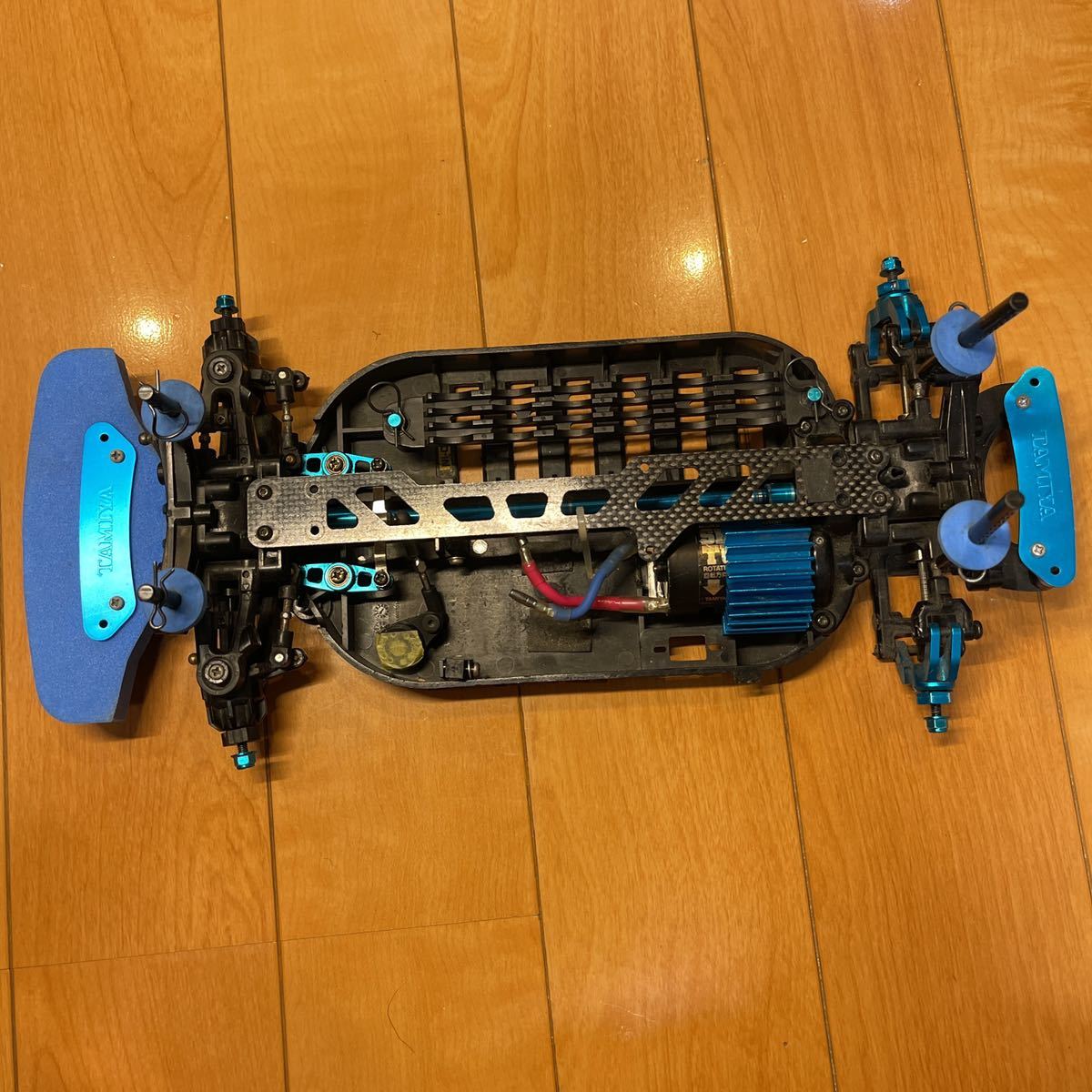ジャンク品 部品取り 送料無料 TAMIYA TT01 SANWA BL-sport RC-ART