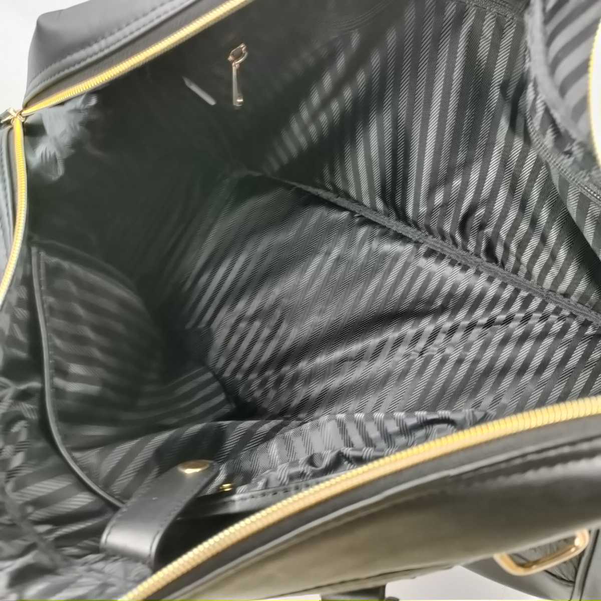 美品 AXEL ボストンバッグ ゴルフ バッグ オーストリッチ 柄 大きい