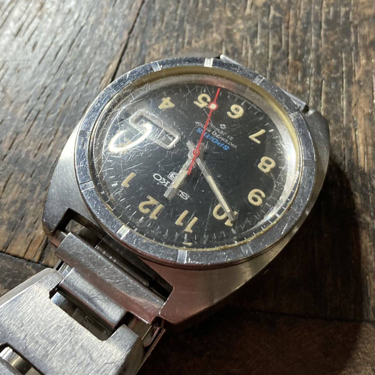 や*ん様 SEIKO5スポーツ6119 8130 自動巻き ジャンク SEIK