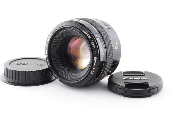☆外観極上品☆CANON キャノン 単焦点レンズ EF50mm F1.4 USM フルサイズ