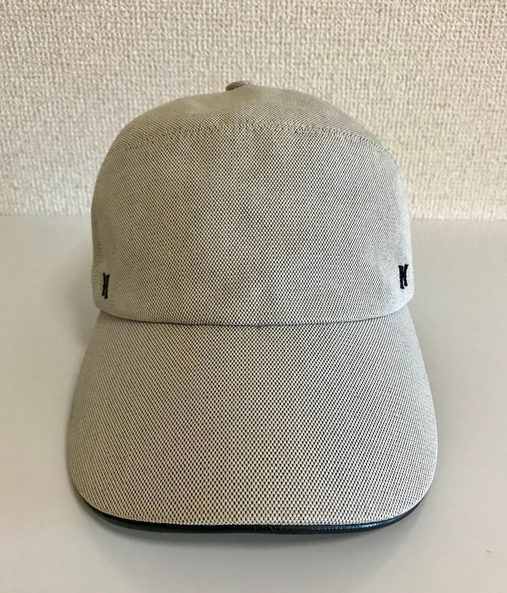 エルメス 【HERMES】キャップ Hロゴ セリエボタン 57 レザートリミング