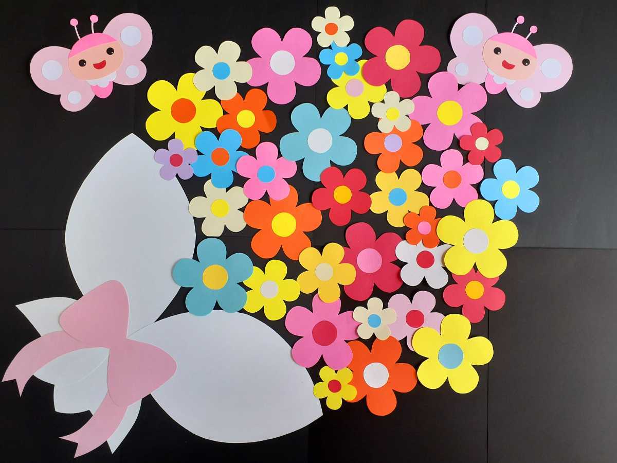 花束壁面 壁面飾り 幼稚園 保育園 病院施設等 その他 売買されたオークション情報 Yahooの商品情報をアーカイブ公開 オークファン Aucfan Com