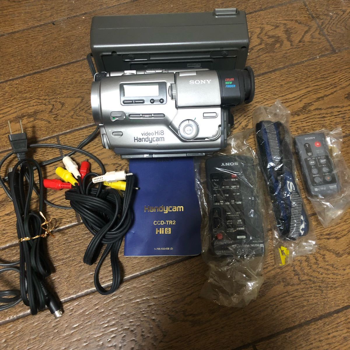 SONY CCD-TR2 Hi8 ハンディカム 8mm ビデオカメラ レトロ ソニー SONY