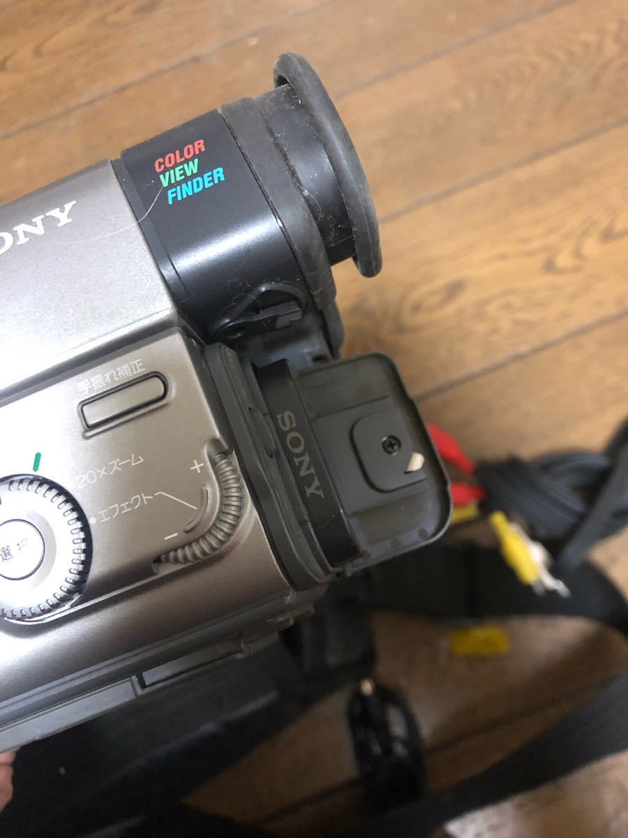 SONY CCD-TR2 Hi8 ハンディカム 8mm ビデオカメラ レトロ ソニー SONY