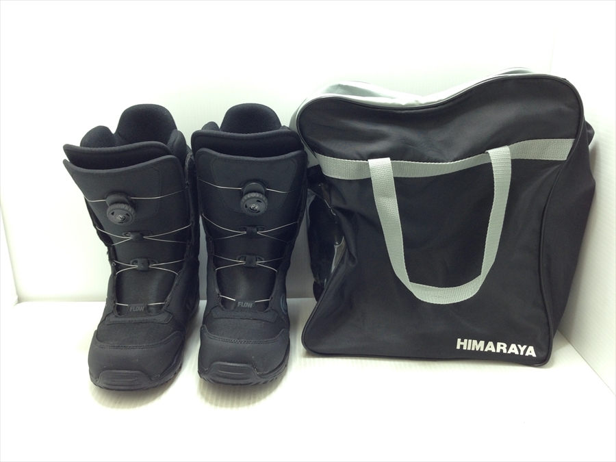 スノーボードブーツ　FLOW　フロー　ECHO　BOA　27.5㎝ 徳山)FLOW フロー スノーボード ブーツ ECHO BOA メンズ 26cm ブラック