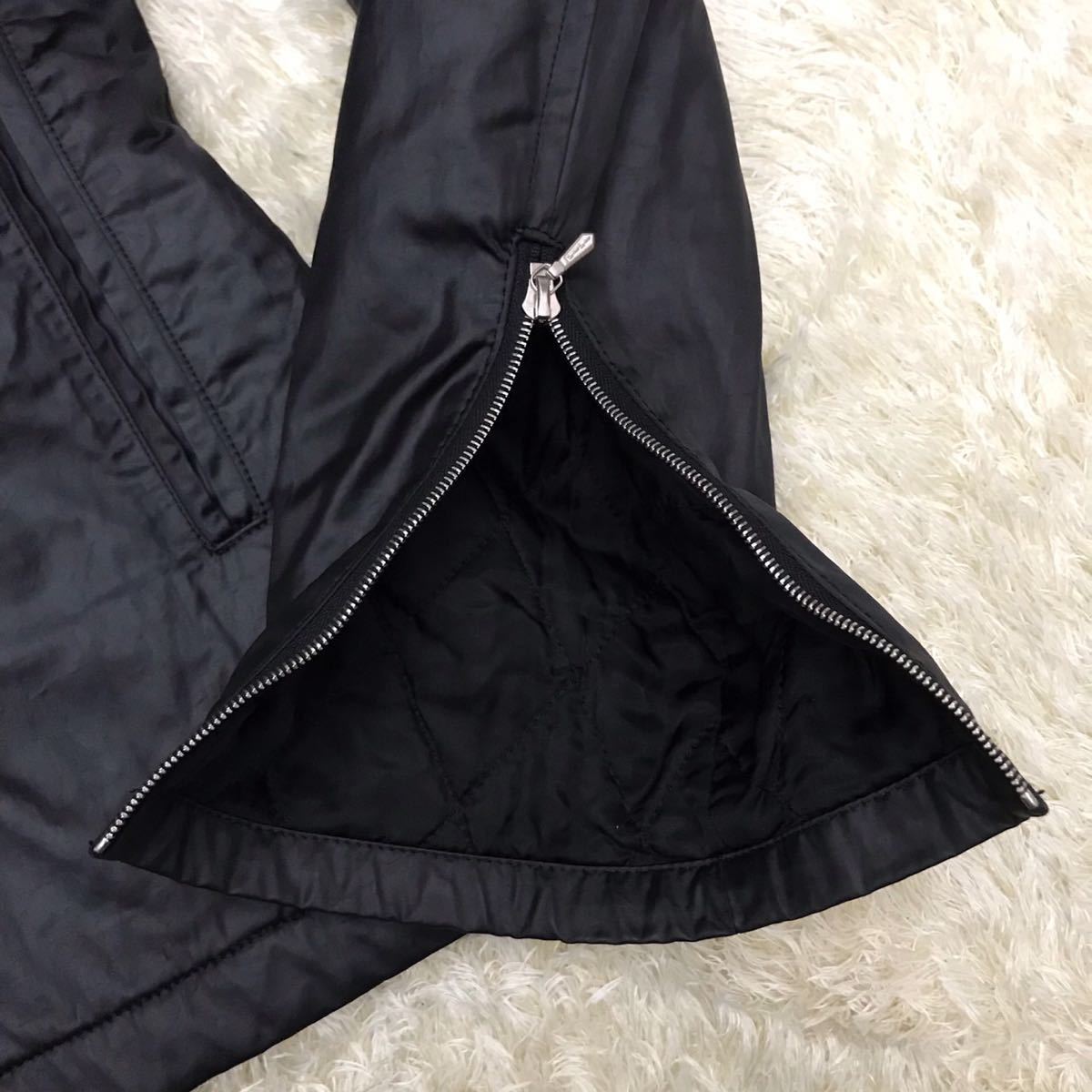 wjk 【美品】 スタンドカラー ナイロンジャケット Mサイズ ブラック 