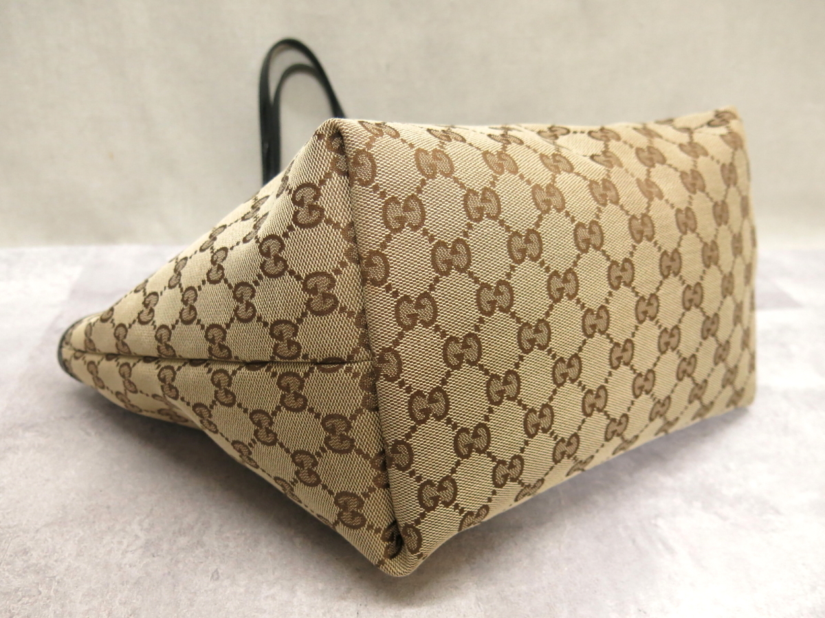 ○超美品○GUCCI グッチ○ジョリー○GGキャンバス パテント レザー 本 