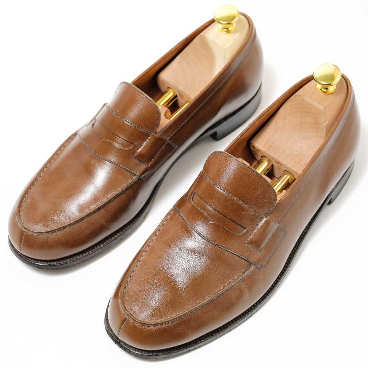 人気SALE，定番人気 J.M. WESTON #180 Signature Loafer 8E/27.5cm 旧ロゴ コインローファー レザーソール フランス製 ジェイエムウエストン(27.5cm)｜売買されたオークション情報、yahooの商品情報をアーカイブ公開 - オークフ 27.5cm