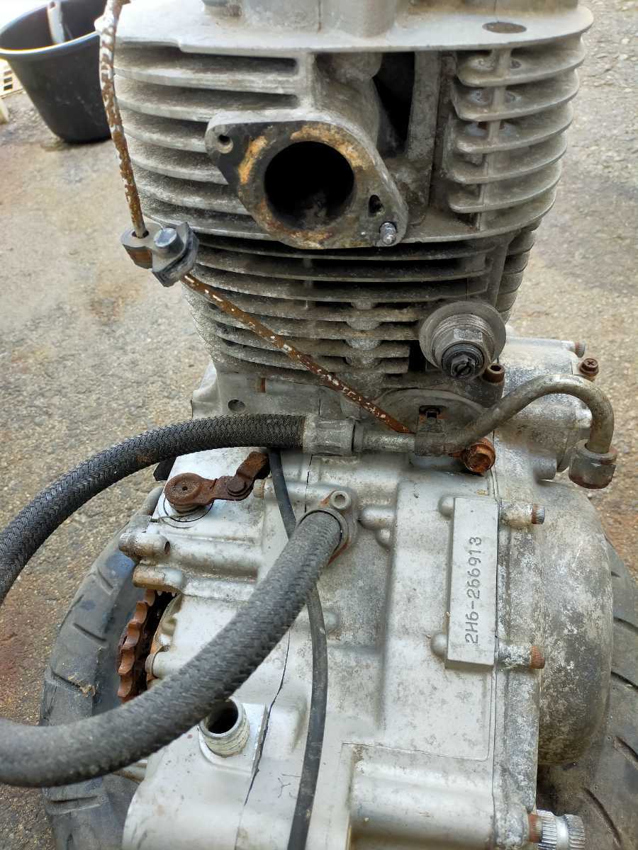 確認画像 2H6 SR400 1JR 2h6 ヤマハ 2026年最新Yahoo!オークション エンジン