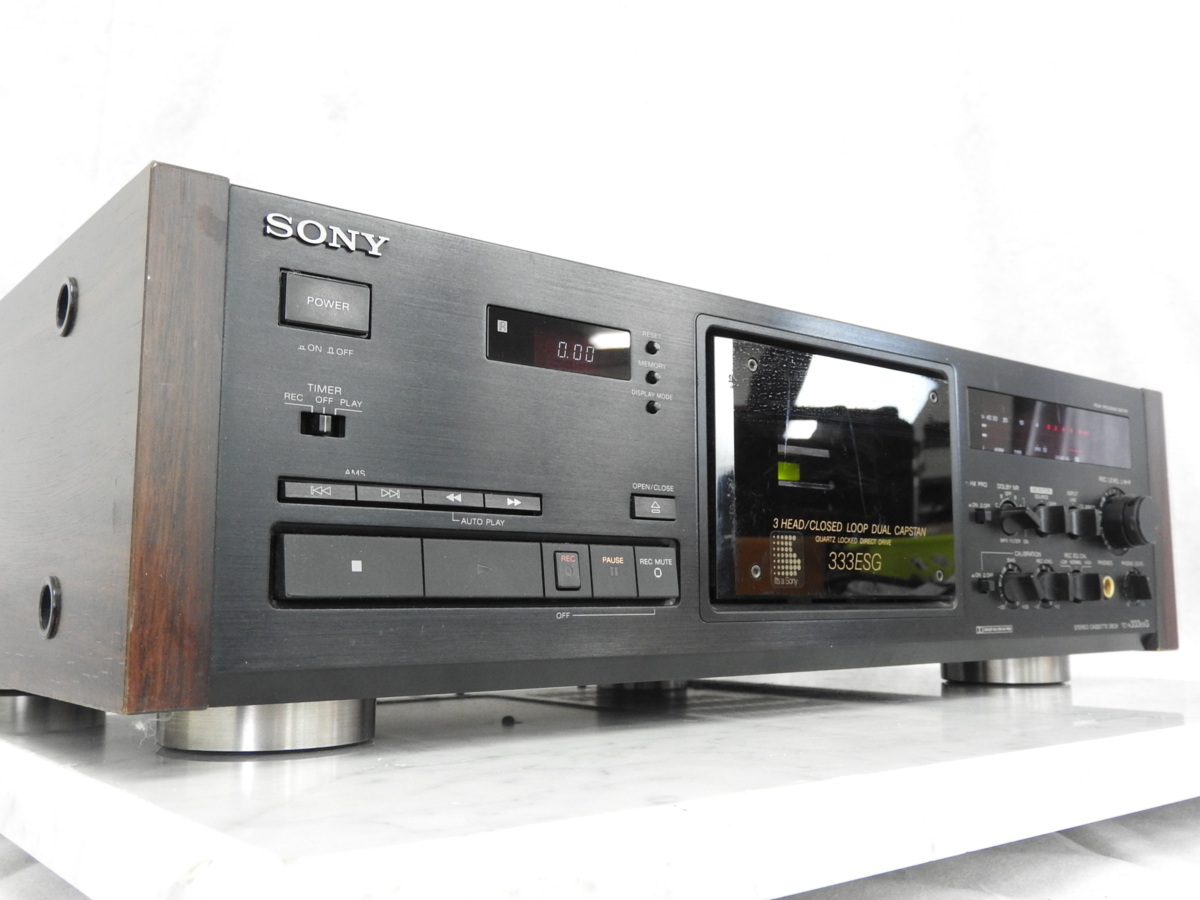 SONY ソニー TC-K333ESG ステレオ カセットデッキ オーディオ ☆ SONY ソニー TC-K333ESG カセットデッキ ☆ジャンク☆ TC-K333ESG