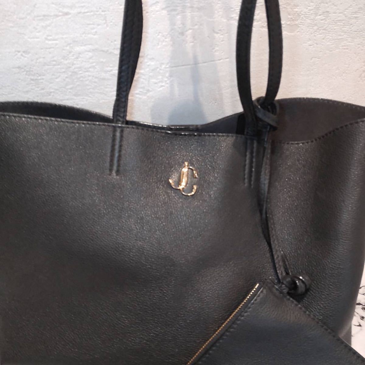 1円【未使用！】JIMMY CHOO ジミーチュウ トートバッグ JCロゴ