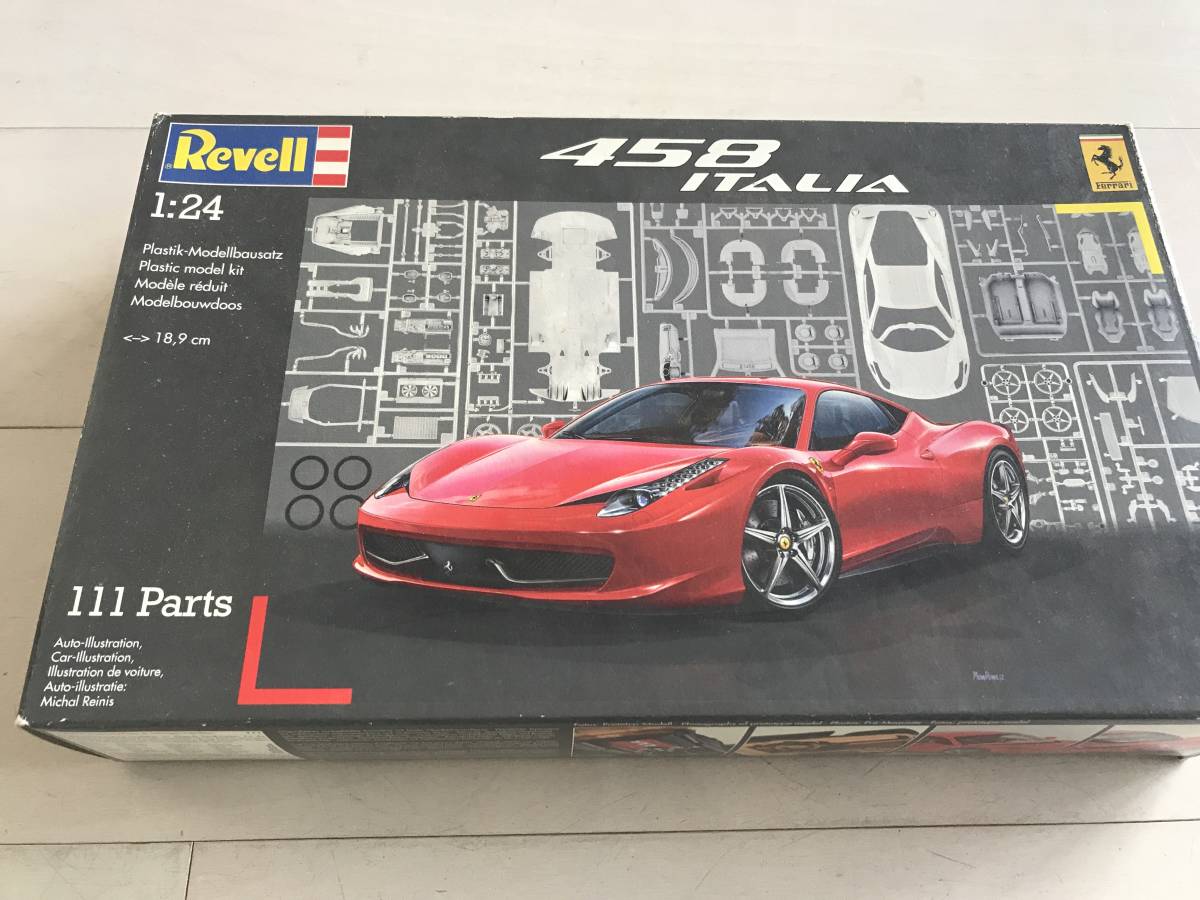 1/24 Revell Ferrari 458 Italia / ドイツレベル フェラーリ 458 