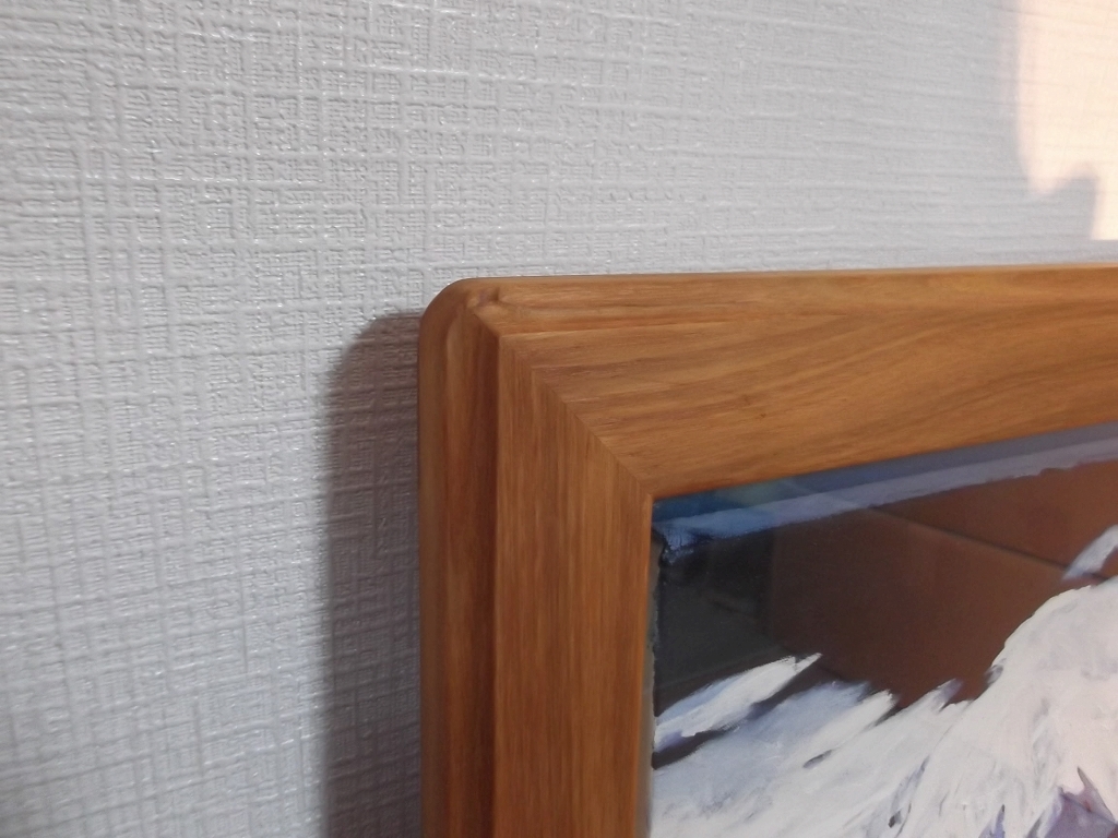 真作】☆絵画☆中村勝人 油彩10号 カラクリ湖を越えて☆F35