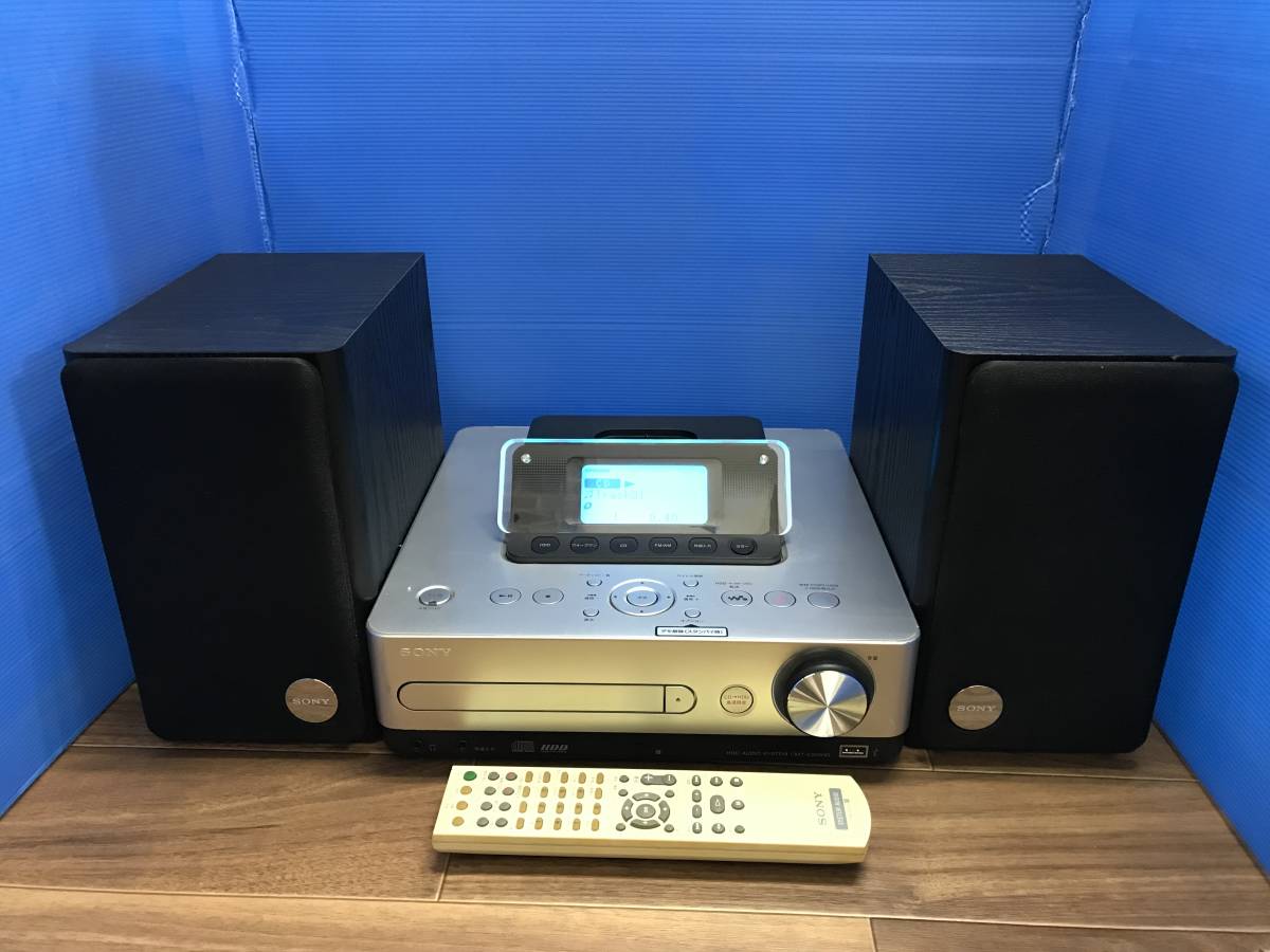 SONY HDDオーディオシステム HCD-E350HD リモコン付 中古品B-3488 SONY