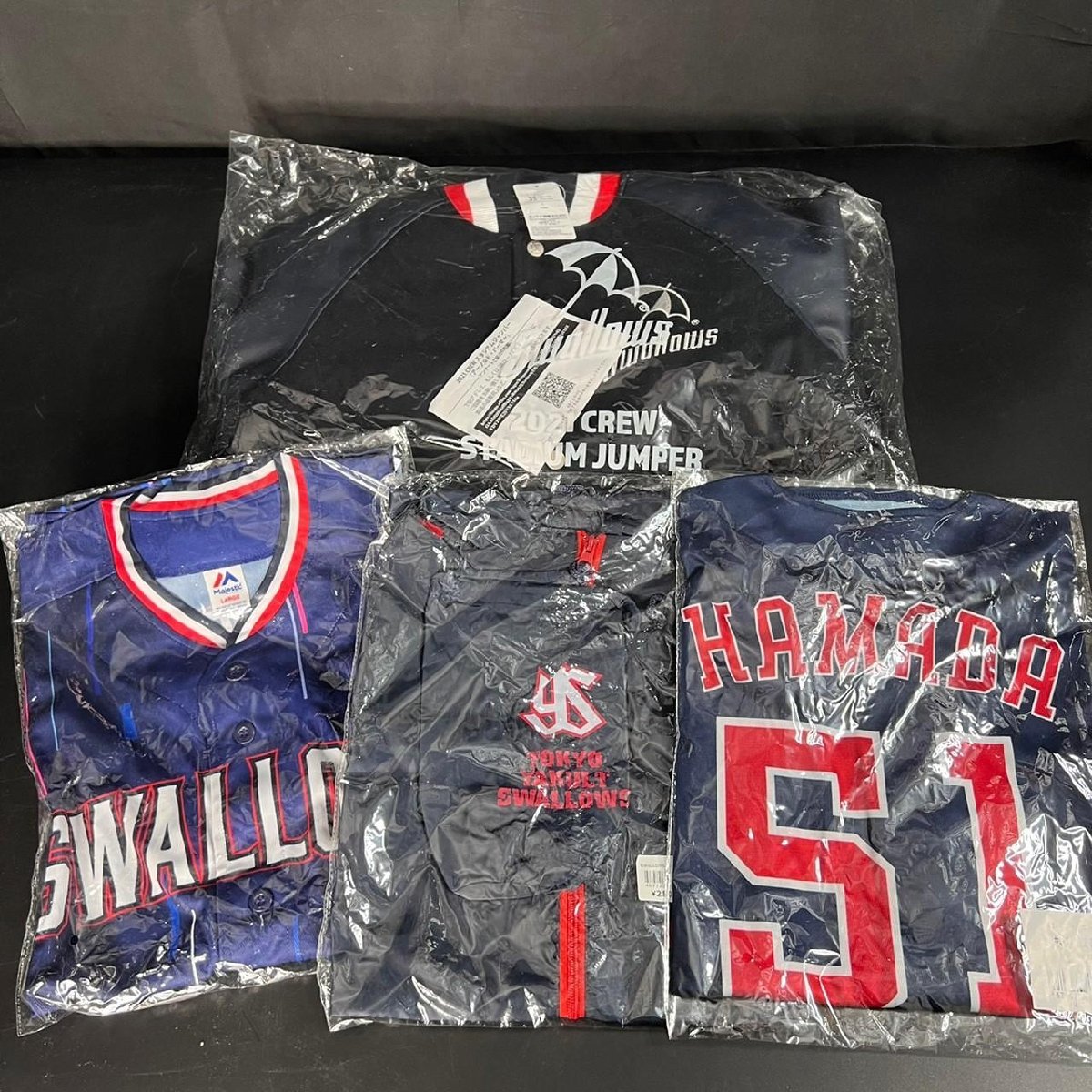 RT0323-14 東京ヤクルトスワローズ 2021 CREW スタジアムジャンパー