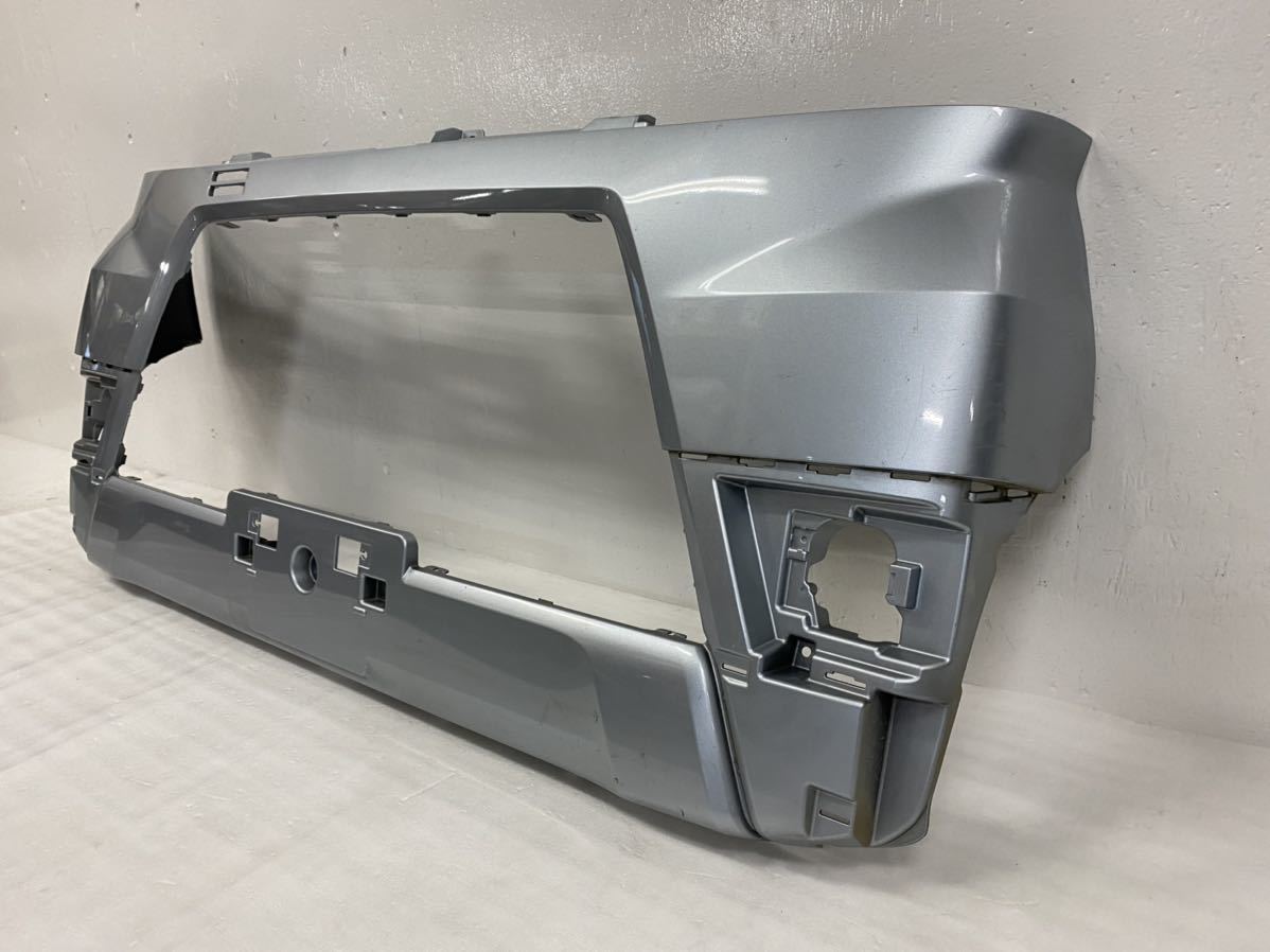 4M29 【凹なし】 ハイゼット S321V 後期 純正 フロントバンパー 52119-B5210 シルバー S28