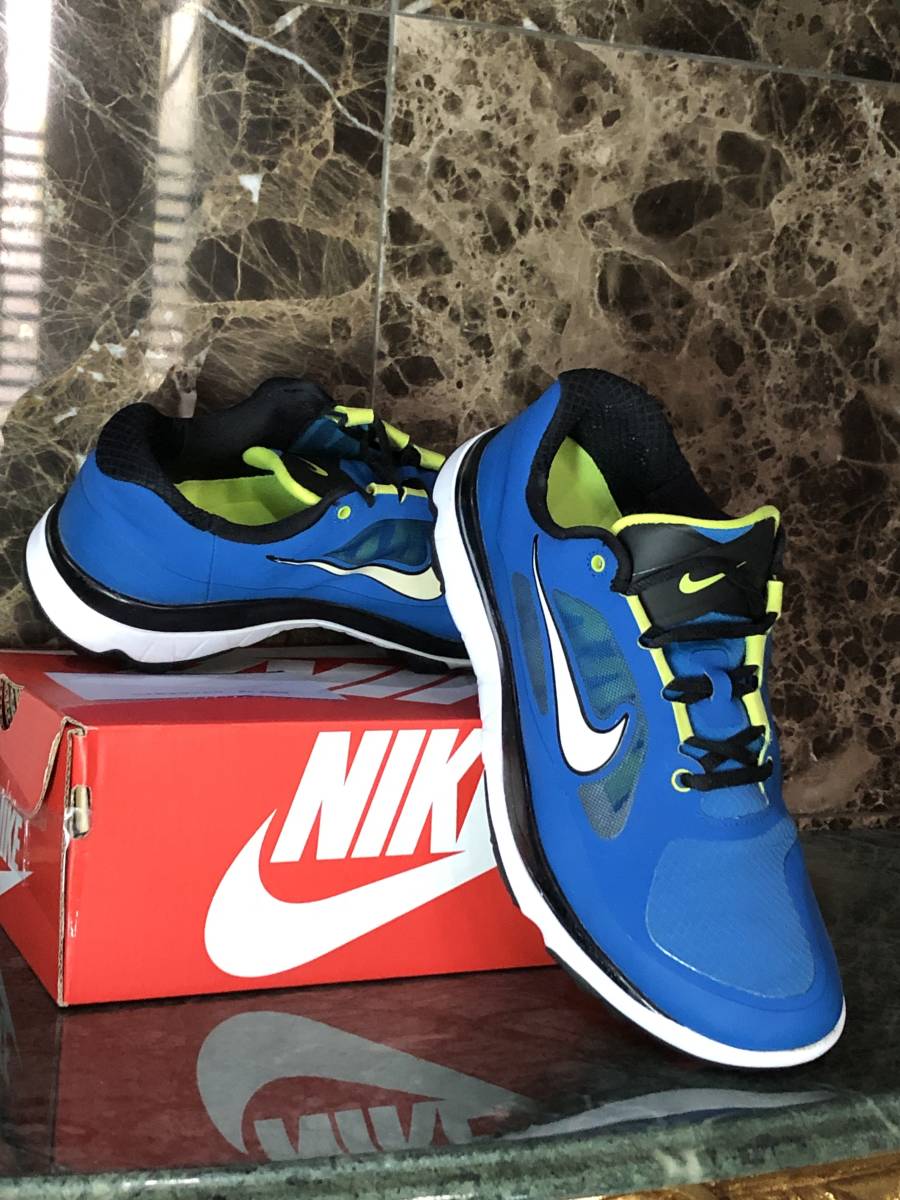 超お買い得/NIKE GOLF ナイキ スパイクレスゴルフシューズ BLUE/White