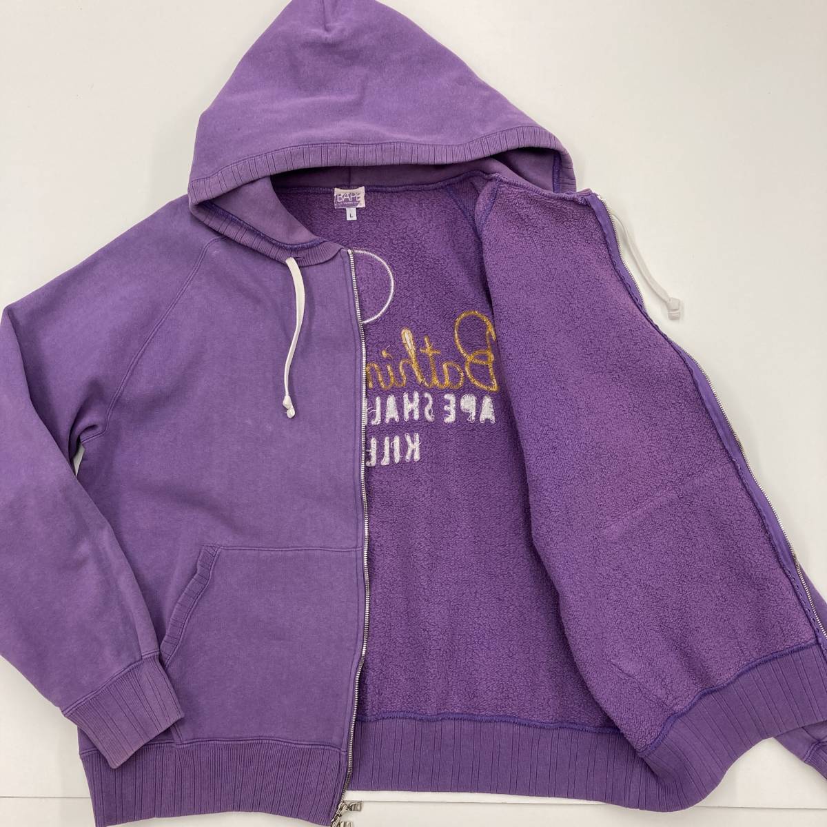 90s 95~96年製 A BATHING APE MA-1 刺繍 NIGO期 90s 95