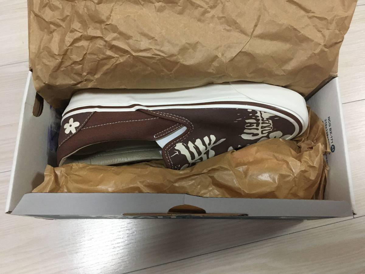 新品】VANS 50TH ANNIVERSARY SLIP ON ALOHA/BROWN VN0A2XS4JVG 50周年 