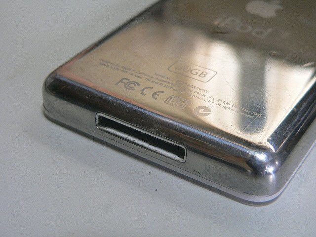 iPod 第5.5世代 MA444J 30GB 白 バッテリー良好 iPod 30GB ホワイト