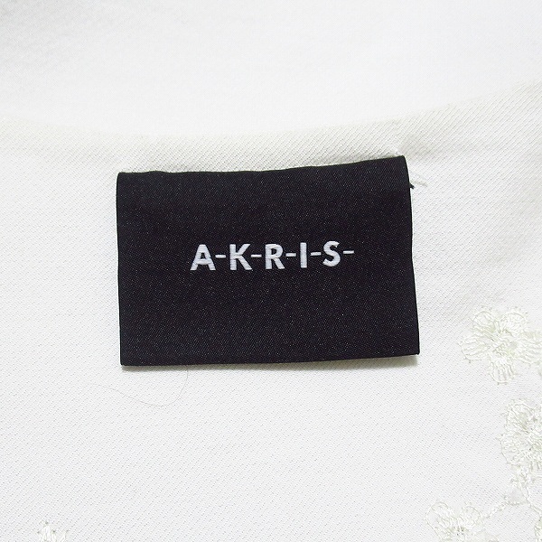 #anc アクリス AKRIS セットアップ 白 ツーピース ノーカラー 刺繍 花柄 シルク混 レディース [729643] AKRIS アクリス | Products All ブランド通販のBUYMA
