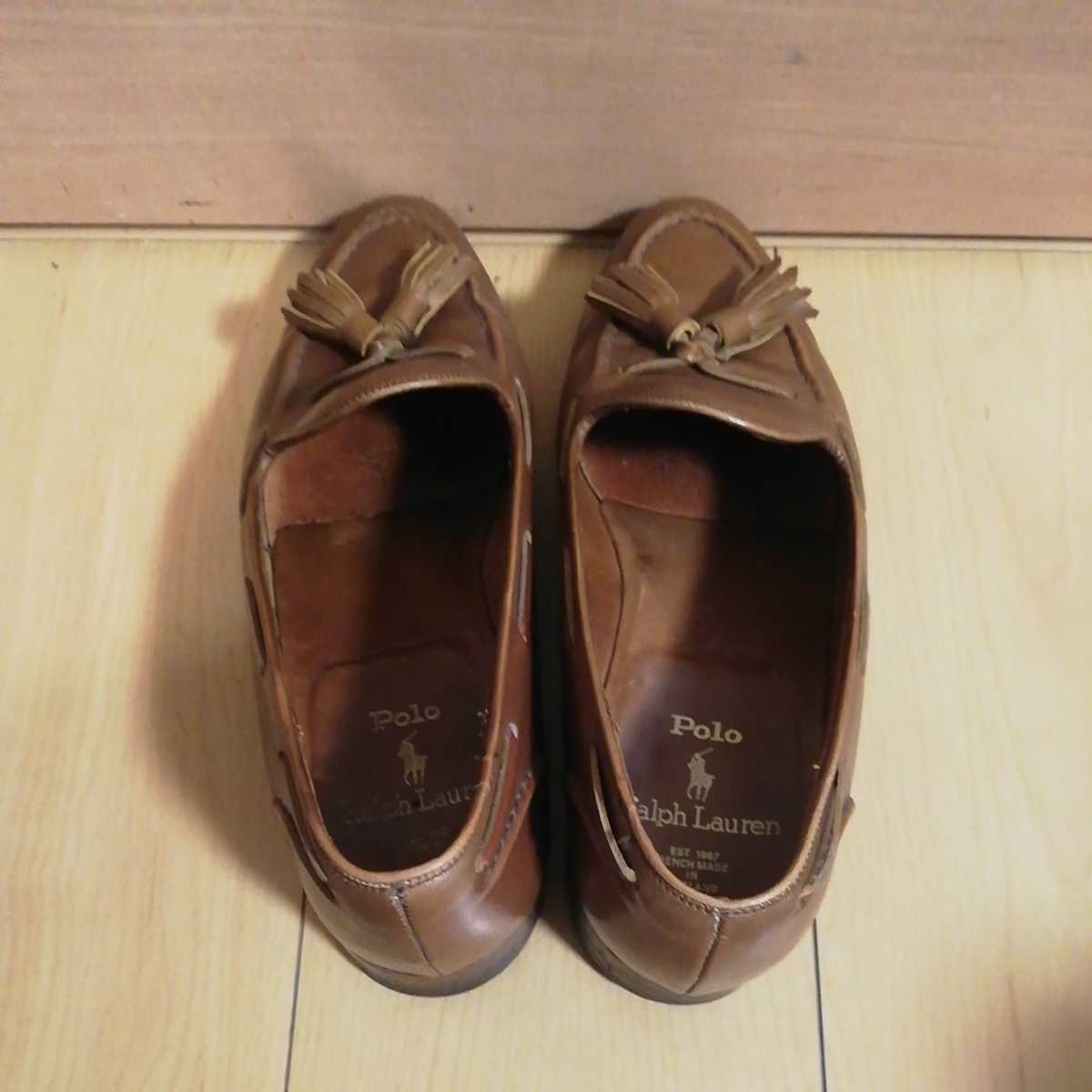 希少美品 Ralph Lauren by Crockett & Jones Marlow コードバン