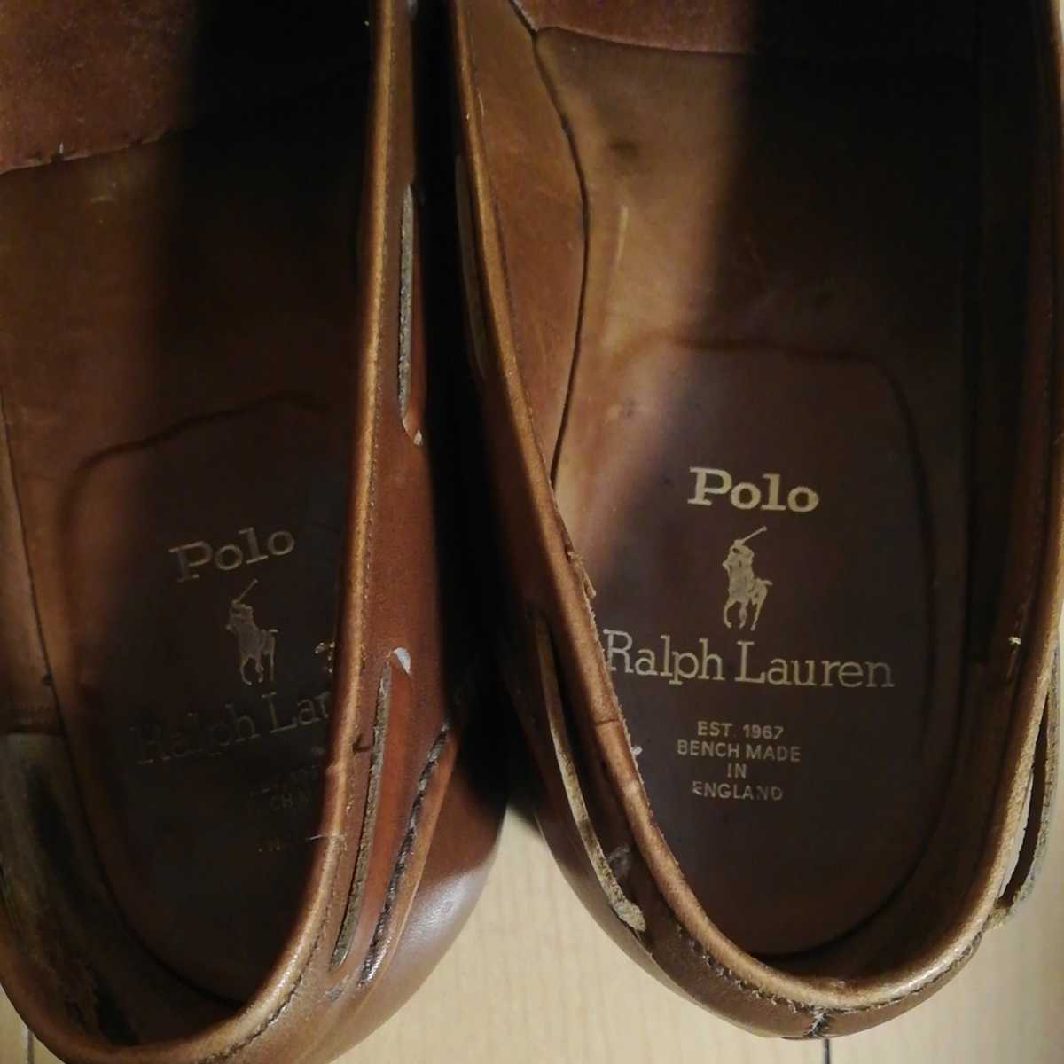 希少美品 Ralph Lauren by Crockett & Jones Marlow コードバン