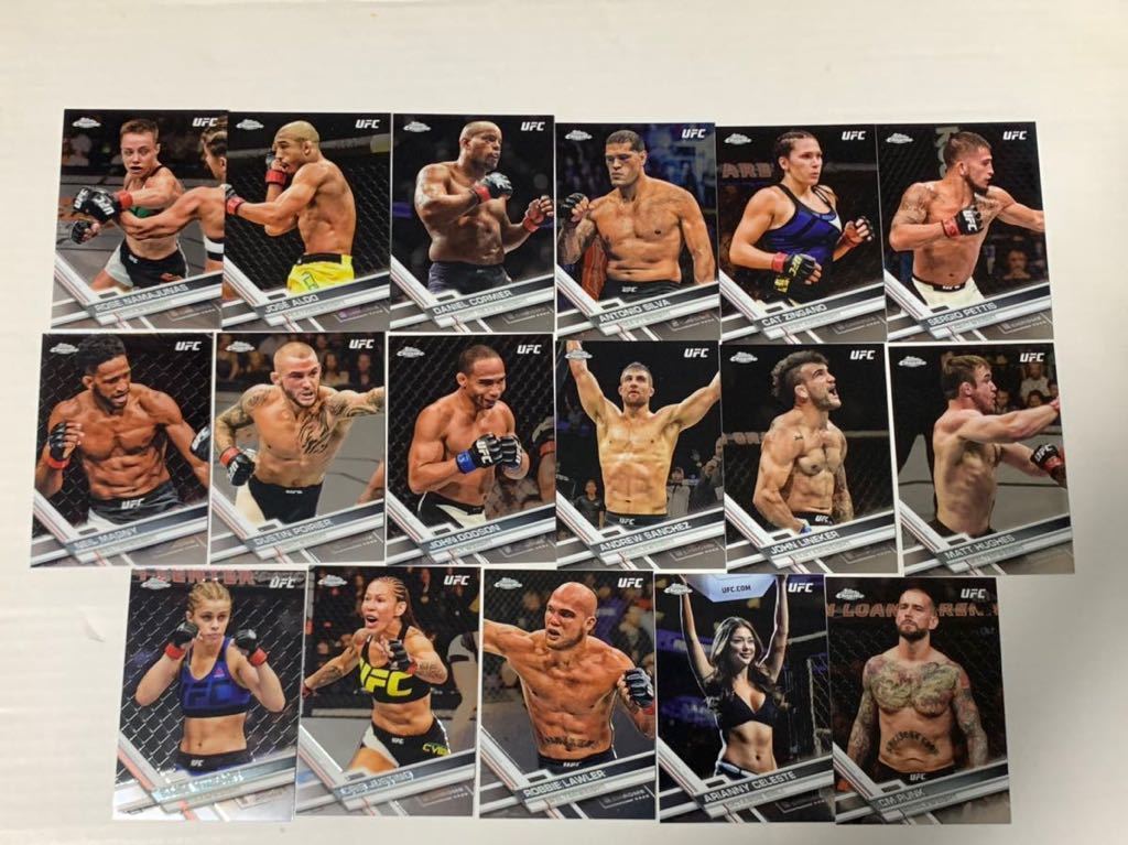 TOPPS UFC CHROME 2017 レギュラーカードコンプ 100枚 堀口恭司 