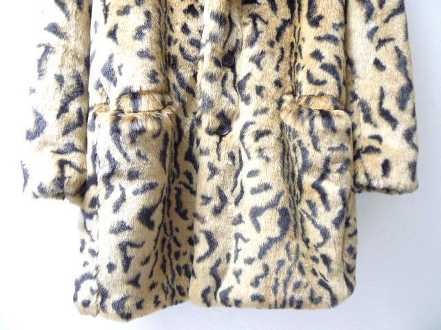 ◇WACKO MARIA ワコマリア 希少 LEOPARD CHESTERFIELD COAT レオパード