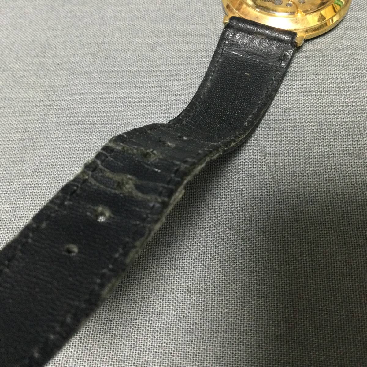 □ 3/31 202281 BUCHERER MSR T44 17JEWELS スケルトン 手巻き 稼動 