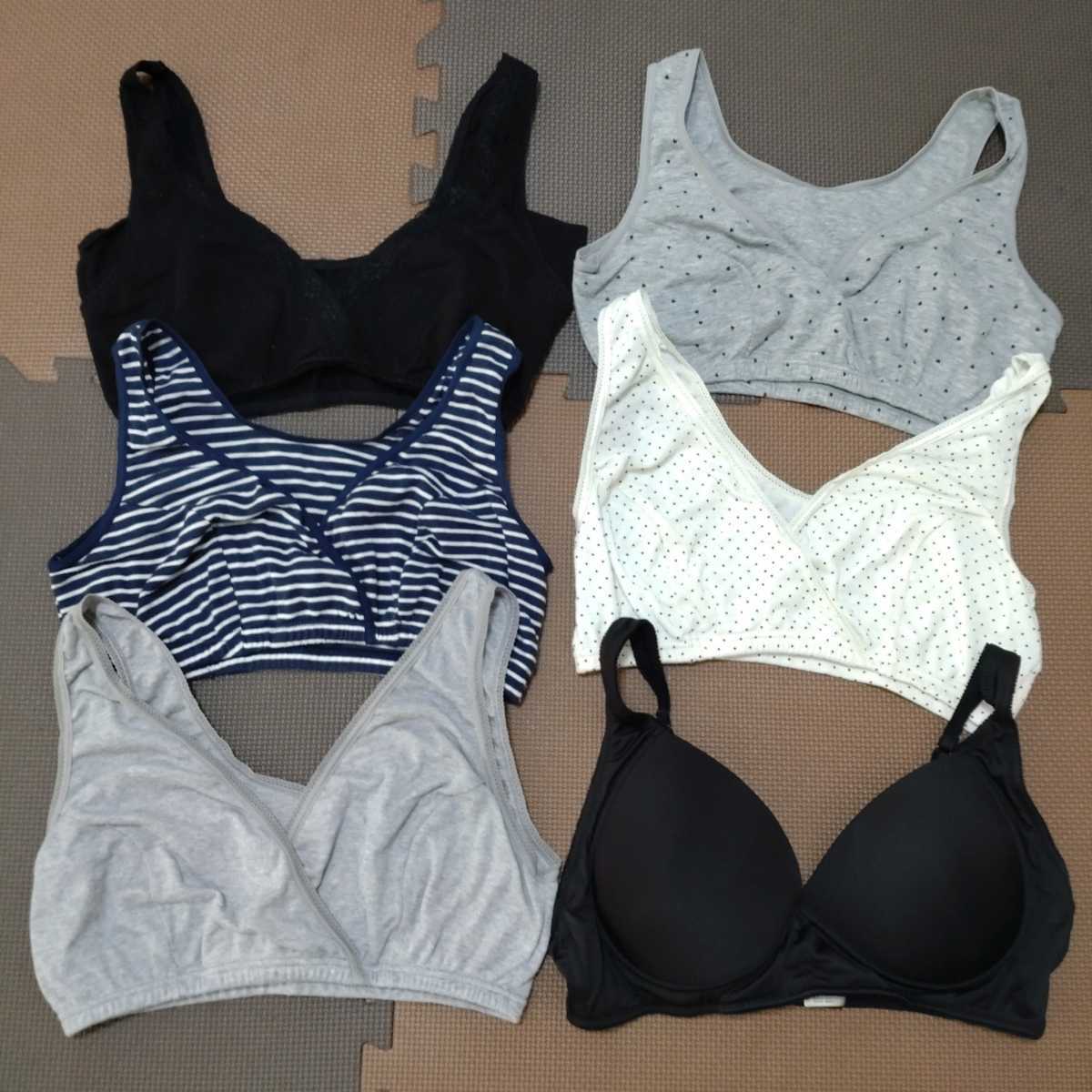 マタニティブラ Llサイズ 6点セット Xlサイズ 授乳ブラ 匿名配送 授乳ブラジャー 試着のみ あり 出産準備 マタニティインナー ブラジャー ハーフトップ 売買されたオークション情報 Yahooの商品情報をアーカイブ公開 オークファン Aucfan Com