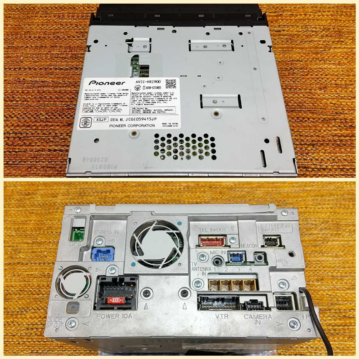 タッチパネル新品 付属品多数 AVIC-ZH99 新品ファン 2012年地図 AVIC-HRZ900 本体のみ 最終版2019年度第2地図オービス タッチパネル