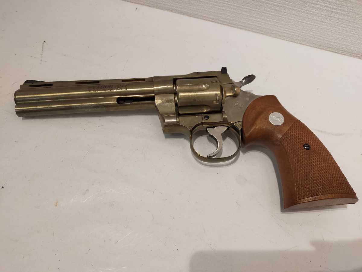 m*o様 モデルガン コルトパイソン SMG刻印　コクサイ モデルガン SMGマーク コクサイ COLT PYTHON コルト パイソン .357